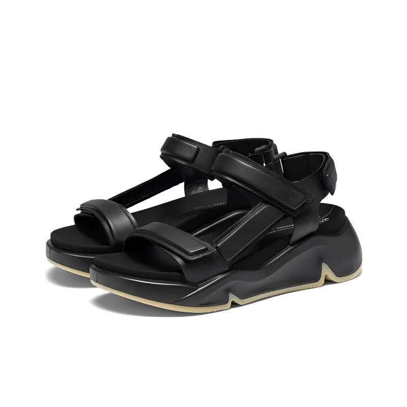 Ecco Tide Fun Stylish Sandal Women's Black-2