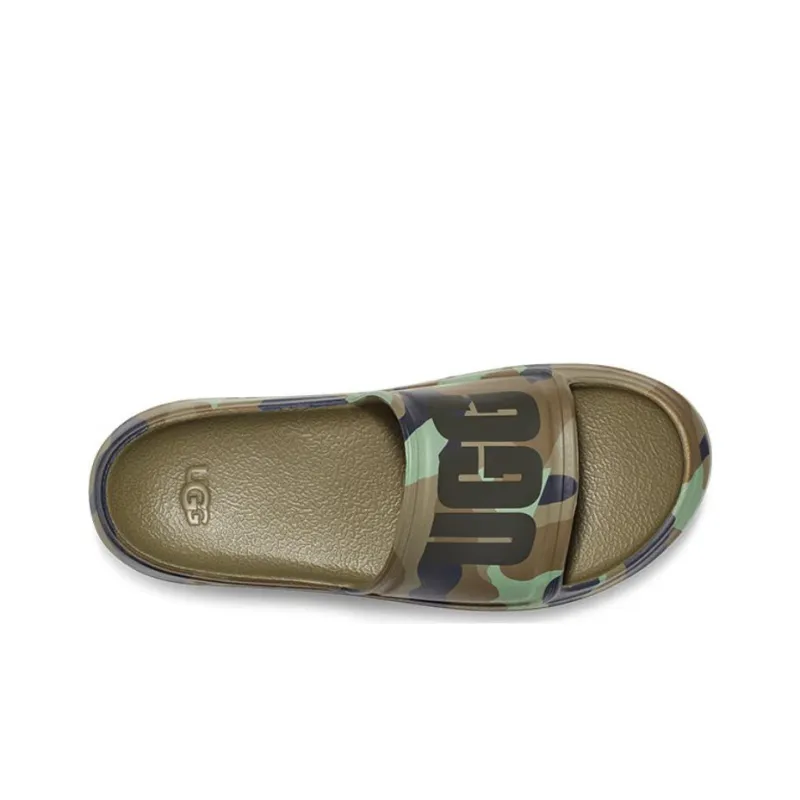 UGG Wilcox Slide Camopop Casual Slippers Men's Moss Green-4