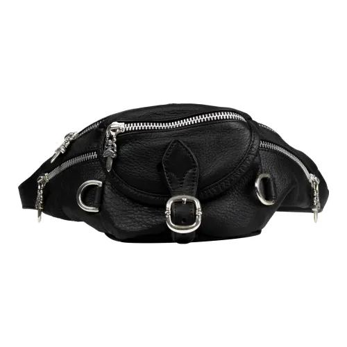 Chrome Hearts Leather Fanny Pack Mini Women's Black