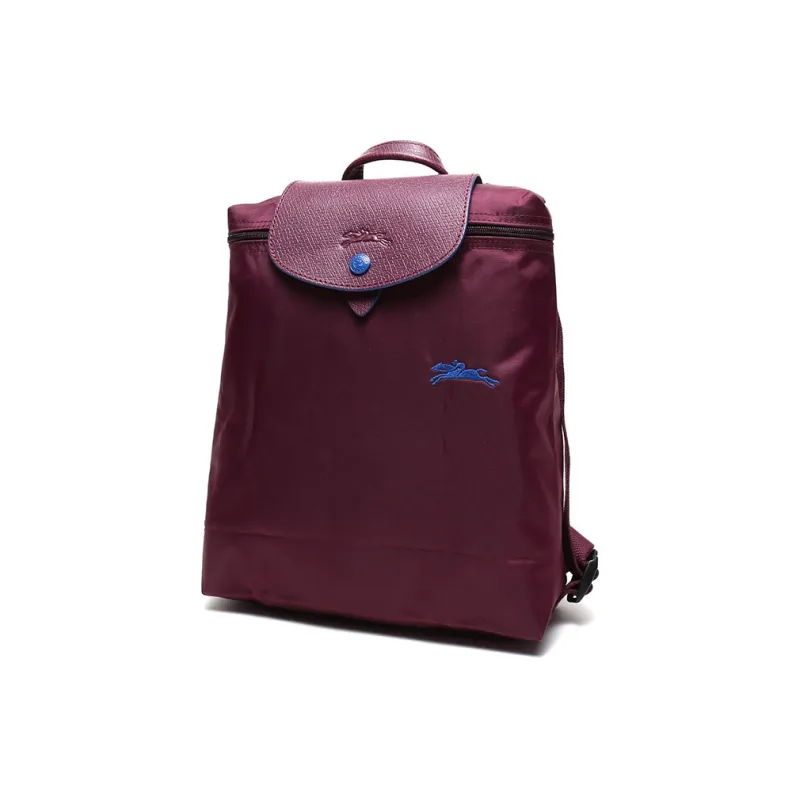 LONGCHAMP Le Pliage Club Fabric Backpack Regular Women's Fuchsia-1