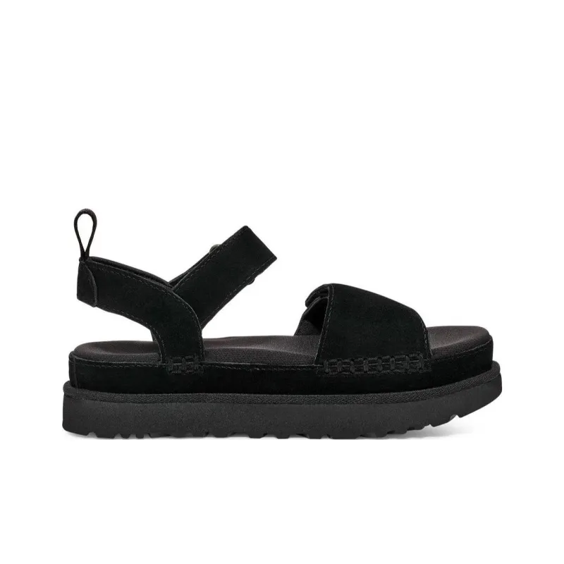UGG Goldenstar Platform Sandal Black Women's-1