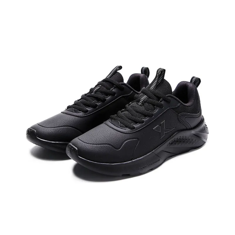 XTEP Anti Slip And Wear Resistant Lightweight Low Top Running Shoes Women's Black-2