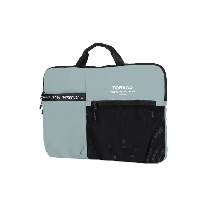 TOREAD Polyamide Handbag Laptop Bag Regular Unisex Asphalt Gray/Black/Arctic Mountain Black White Print-1