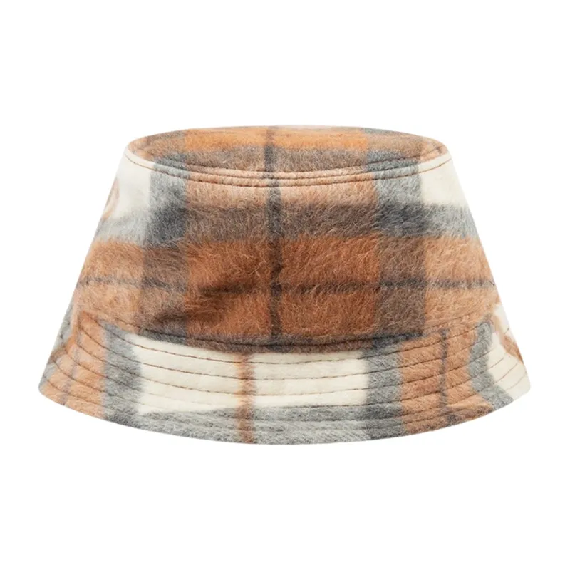 EVISU Bucket Hats Unisex Brown-1