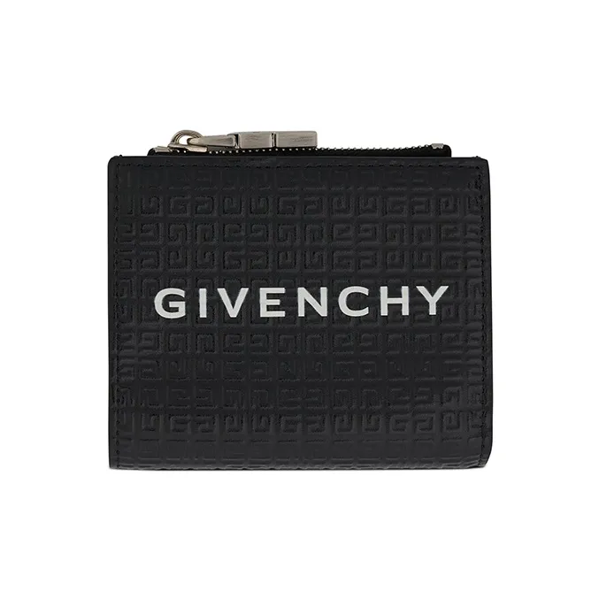 GIVENCHY Leather Wallet Men's Black-0