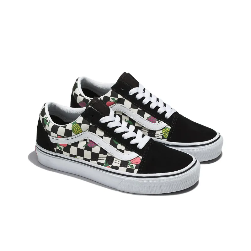 Vans Old Skool Fruit Checkerboard 'Black White'-2