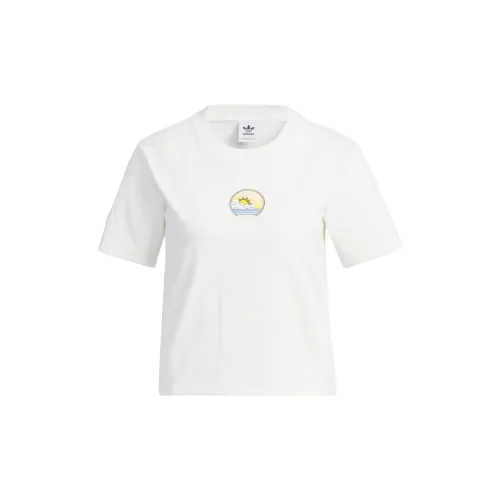 adidas originals Women's Outdoor Tee 'Cloud White'