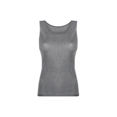 SAINT LAURENT Tank Tops Women's Gray