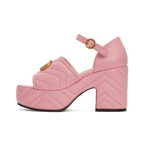 GUCCI One-Strap Sandals 9.5cm Women's Pink