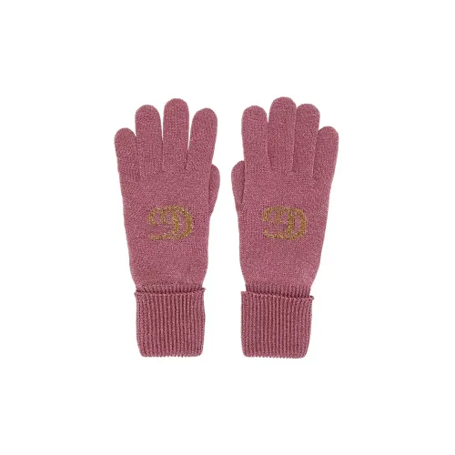 GUCCI Knit Gloves Women's Pink