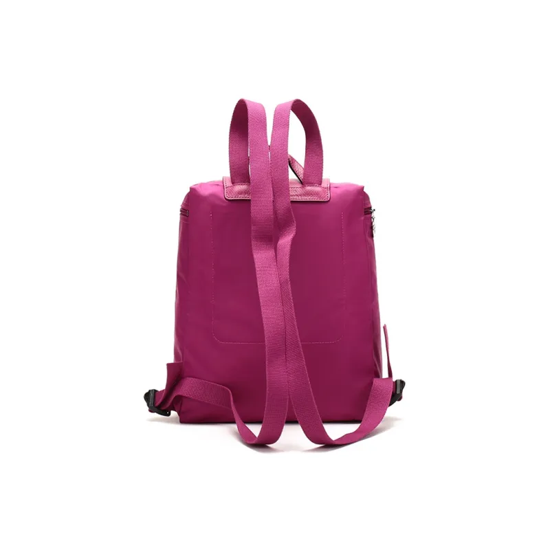 LONGCHAMP Le Pliage Club Fabric Backpack Women's Fuchsia-3