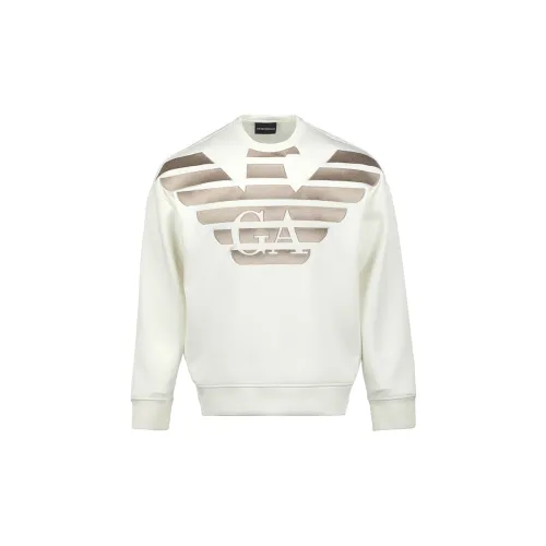 EMPORIO ARMANI Sweatshirts Men White