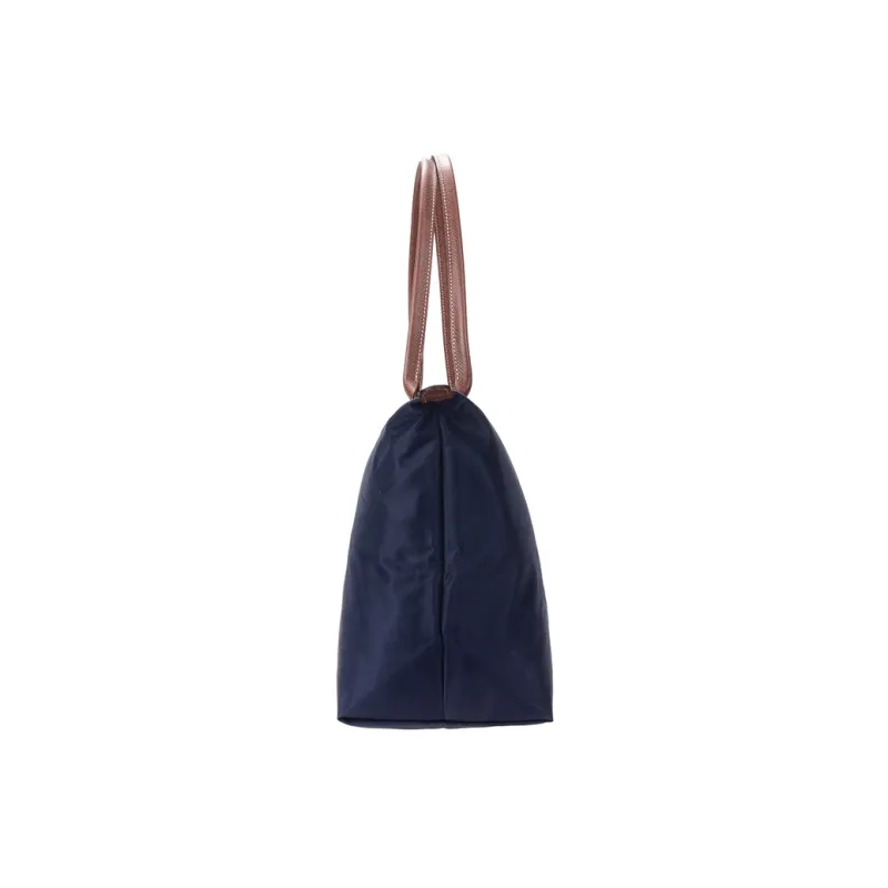 LONGCHAMP Le Pliage Fabric Shopping Bag Dumpling One Shoulder Handbag Large Size Women's Navy-2