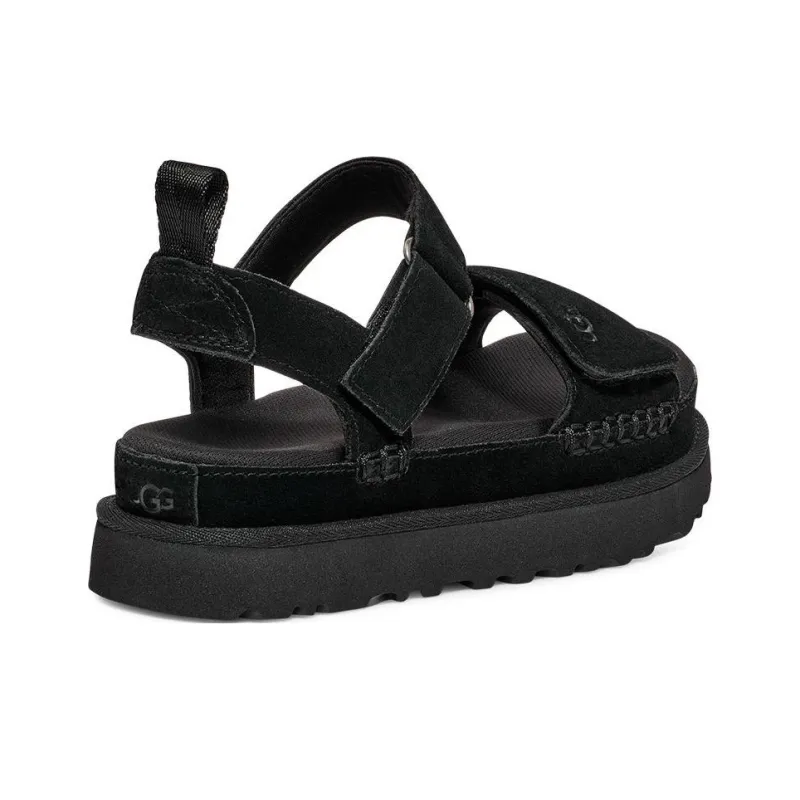 UGG Goldenstar Platform Sandal Black Women's-3