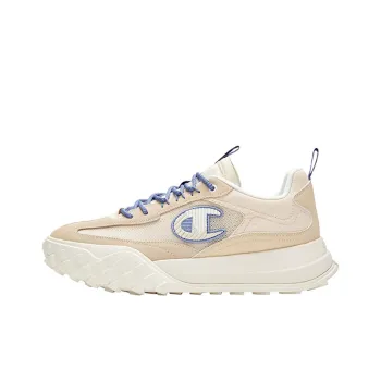 Champion Anti Slip Wear Resistant Low Top Running Shoes Men's Wheat Brown Light Bone Vintage Color Blocking