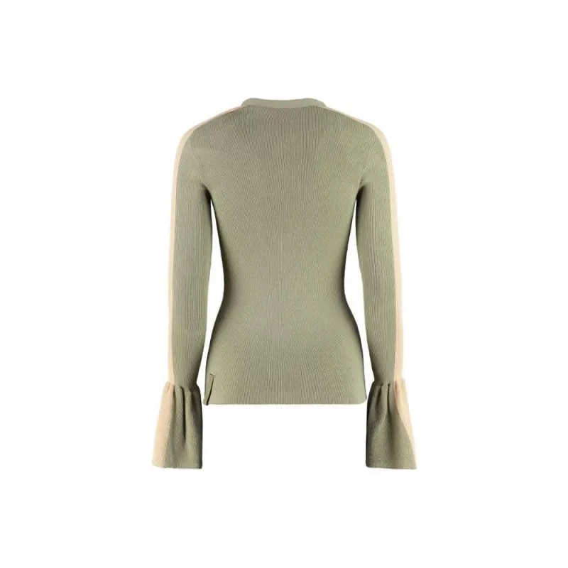 Moncler 1952 Tricot Flared Cuff Cardigan-1