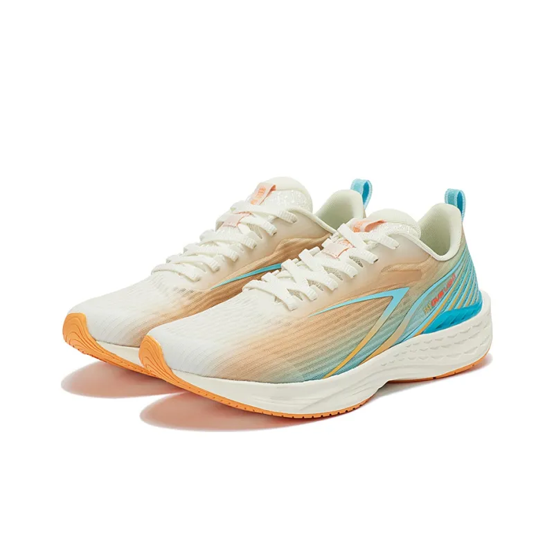 361° Flying Fish 3.0 Rebound Lightweight Low Top Running Shoes Men's Feather White-2