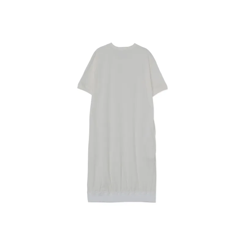 Yohji Yamamoto Short Sleeved Dresses Women's White-1