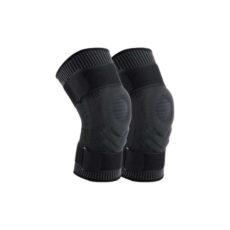 TMT Running Unisex Nylon Elastane Silicone Knee Pads-0