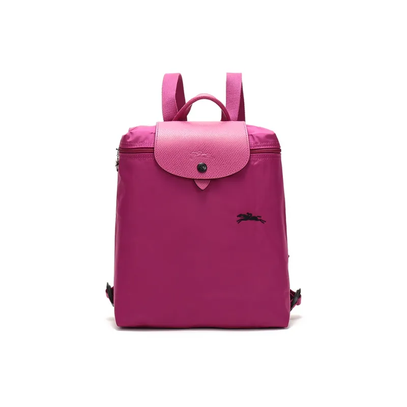 LONGCHAMP Le Pliage Club Fabric Backpack Women's Fuchsia-0
