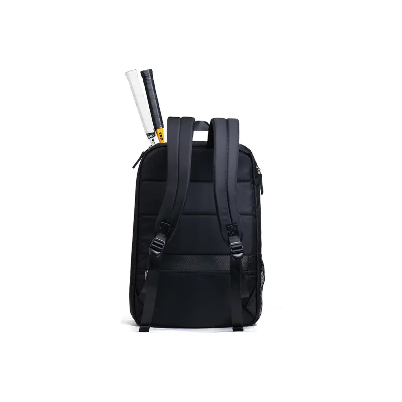 LOVERPUSS Polyamide Badminton Backpack With Racket Storage Large Size Unisex Aqua Blue/Black Orange-8