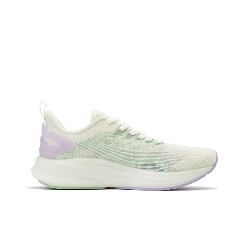 361° QU!KFOAM Running Shoes Women's Low Top White/Green-1