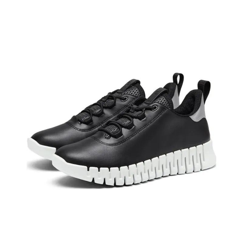 Ecco Smart Series Low Top Sports Casual Shoes Women's Black-1