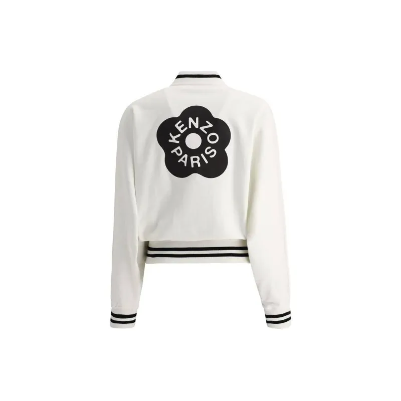 KENZO Boke Flower 2.0 Zip Up Sweatshirt 'Off White'-1