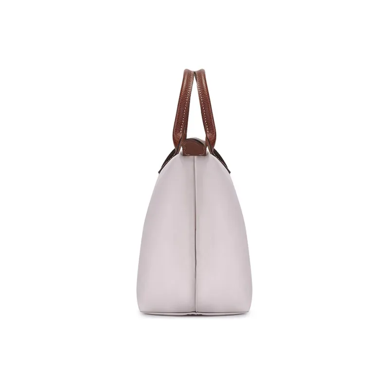 LONGCHAMP Le Pliage Canvas With Leather Dumpling Bag Handbag Trumpets Women's Paper Color-3