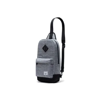 Herschel Polyester Cell Phone Pouch Sling Bag Crossbody Bag Regular Unisex Gray Black