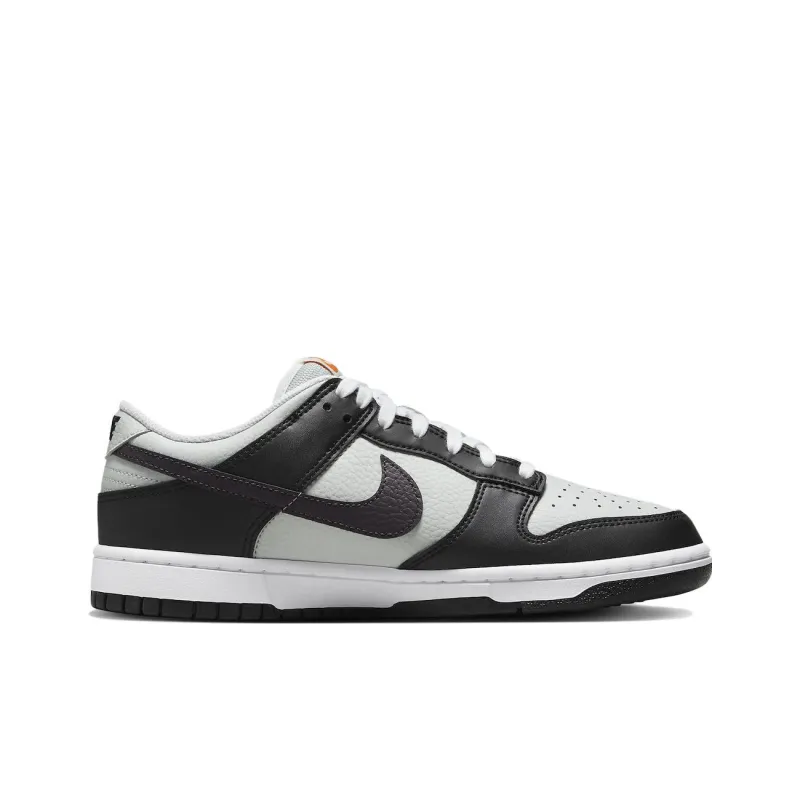 Nike Dunk Low Black Total Orange Mini Swoosh-1