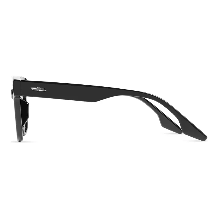 VEGOOS TR/Memory Plastic Square Sunglasses Unisex-3