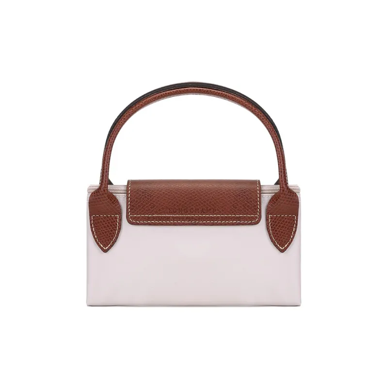 LONGCHAMP Le Pliage Canvas With Leather Dumpling Bag Handbag Trumpets Women's Paper Color-7
