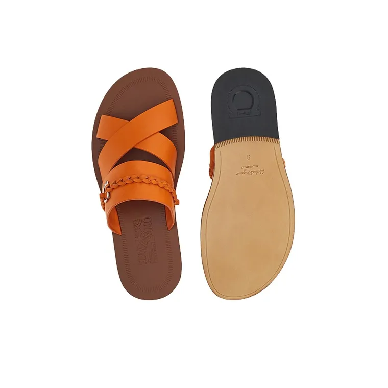 FERRAGAMO Gancini Open Toe Sandals-4