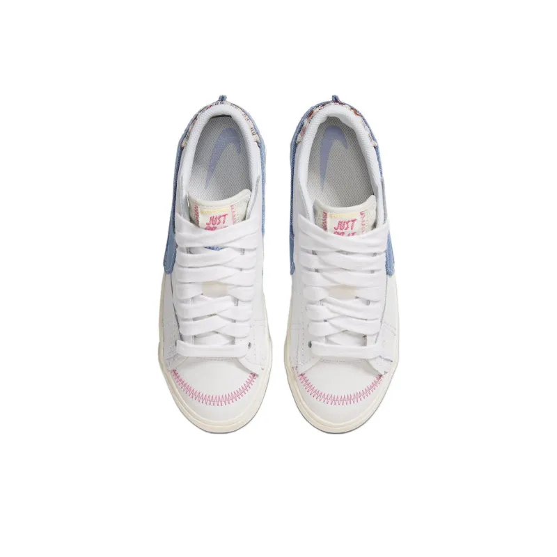 Nike Blazer Low 77 Jumbo Denim Swoosh Boucle Women's-3