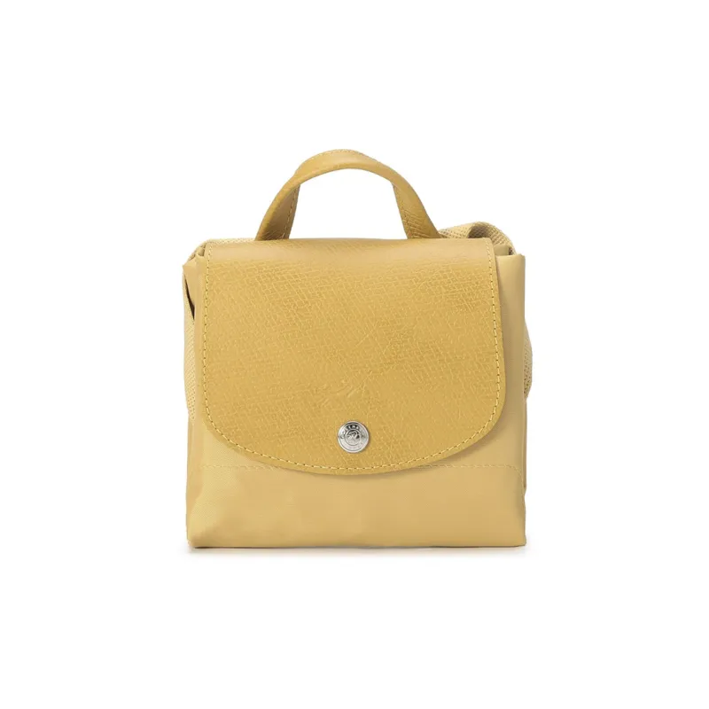LONGCHAMP Canvas Backpack Regular Women's Yellow-6