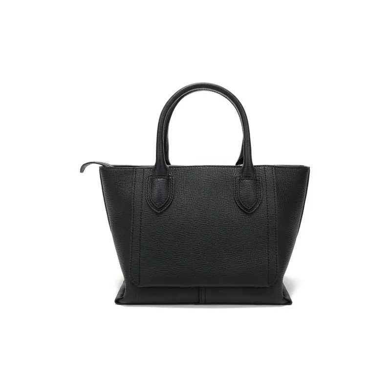 LONGCHAMP Mailbo Cow Leather Portable Crossbody Bag, Shoulder Bag Trumpets Women's Black-2