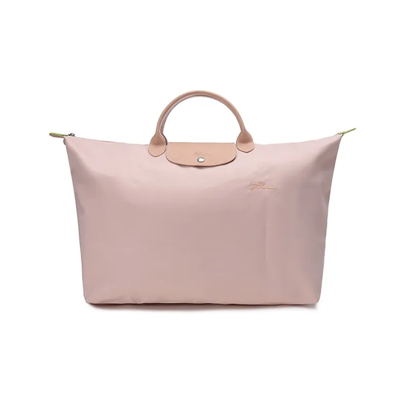 LONGCHAMP Le Pliage Green Canvas Handbag Canvas Bag Travel Bag 45L Women's Pink-0