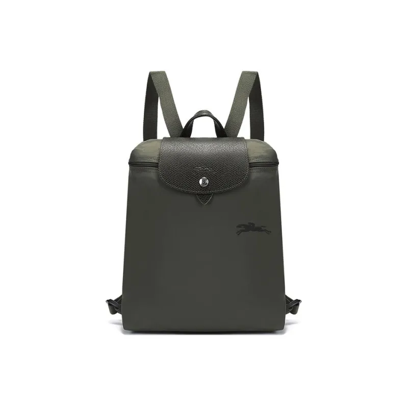 LONGCHAMP Le Pliage Green Recycled Canvas Backpack Regular Women's Forest Color-0