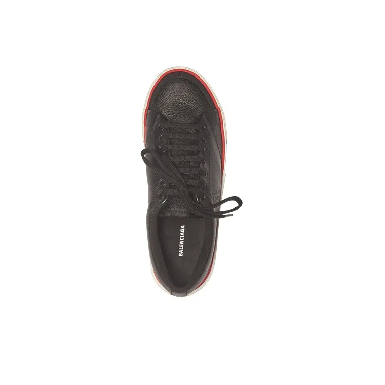 Balenciaga Triple S Stylish Skateboarding Shoes Women's Black Vintage Version-2