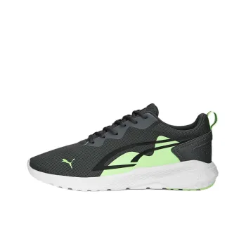 PUMA All Day Active Cushioning, Slip Resistant, And Abrasion Resistant Low Top Running Shoes Unisex Black Green