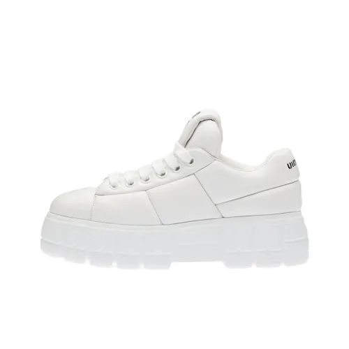 MIU MIU Low Top Stylish Skateboarding Shoes Women's White