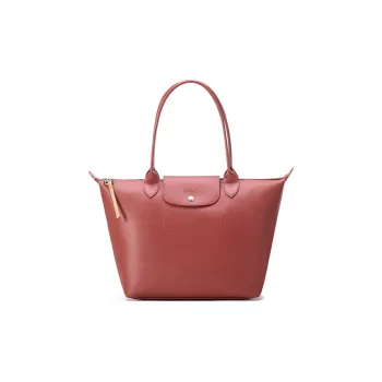 LONGCHAMP Le Pliage City Coated Canvas Dumpling Bag Handbag Shoulder Bag Small Size Women's Terracotta Earth Tone
