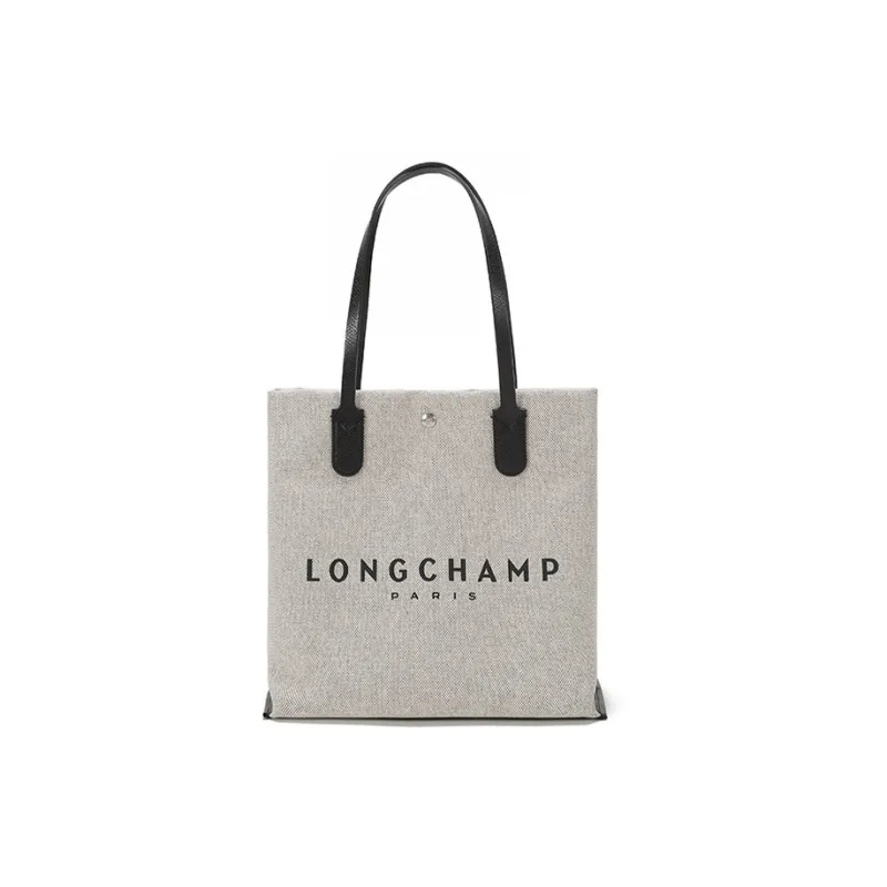 LONGCHAMP Logo print Canvas Tote-6