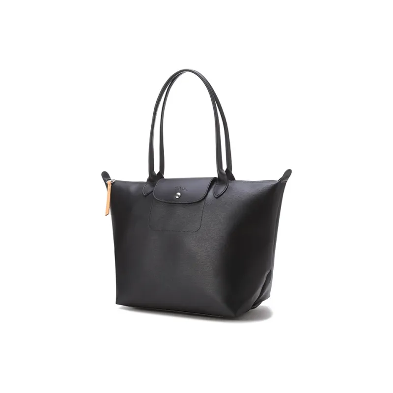 LONGCHAMP Le Pliage City Coated Canvas Dumpling Bag, Handbag, Shoulder Bag Women's Black-1