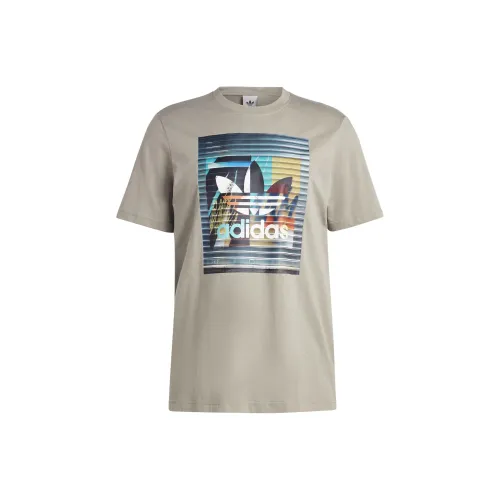 Adidas Originals Graphics Off The Grid T-Shirts Men Green