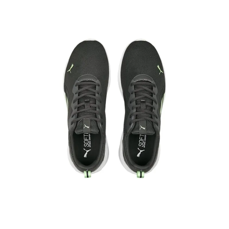 PUMA All Day Active Cushioning, Slip Resistant, And Abrasion Resistant Low Top Running Shoes Unisex Black Green-3