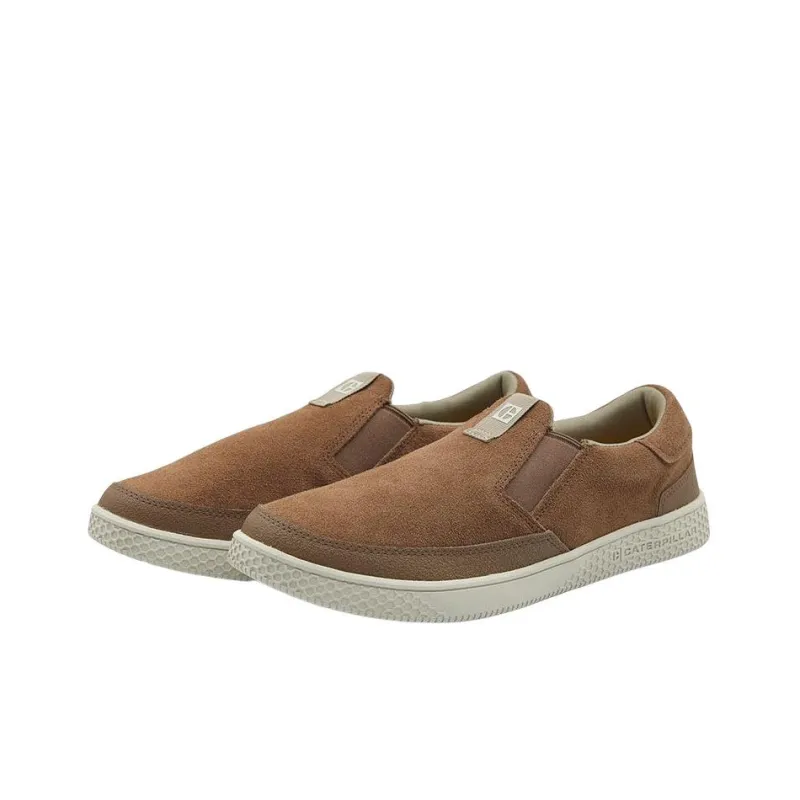 CAT PauseSportSlipOn Cushioning Anti Slip And Wear Resistant Low Top Sports Casual Shoes Men's Brown-1