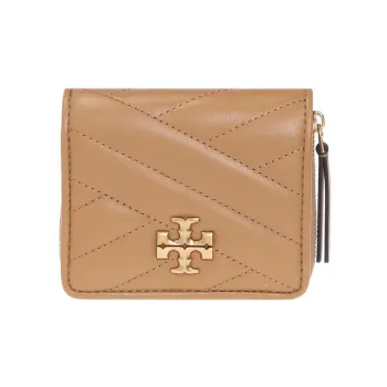 TORY BURCH Kira Leather Wallet Women's Brown