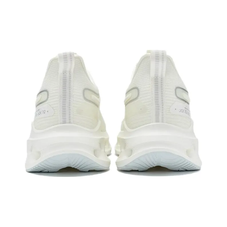 XTEP Shock Absorption Spinning 10.0 Anti Slip And Wear Resistant Breathable Low Top Running Shoes Men's White-5